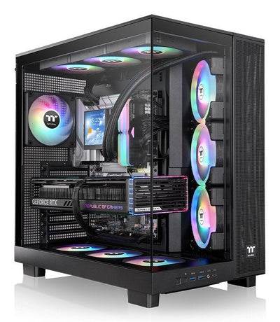Thermaltake PC Case View 380 XL Tg ARGB Midi Tower Black CA-11E-00M1WN-00 — image 1