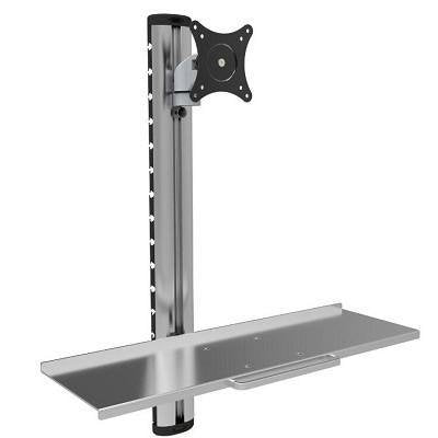 Techly Ica-plw 01 Pared Soporte Pantalla Plana 68,6CM (27) Plata