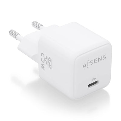 Aisens Charger GaN 25W - 1x USB-C PD 3.0 QC4.0 - White — image 1