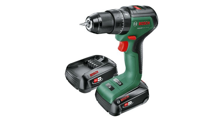 Bosch Drill Bricolaje And Garden Combinado a Battery Universalimpact 18V-60 + Set Green/Black 2X Battery Li-io