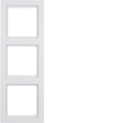 Berker 10136099 Frame Q.3 White Polar, Samt — image 1