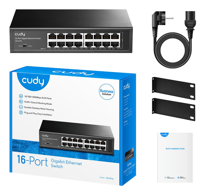 Cudy Switch 16-PORT Gigabit Metal Switch GS1016