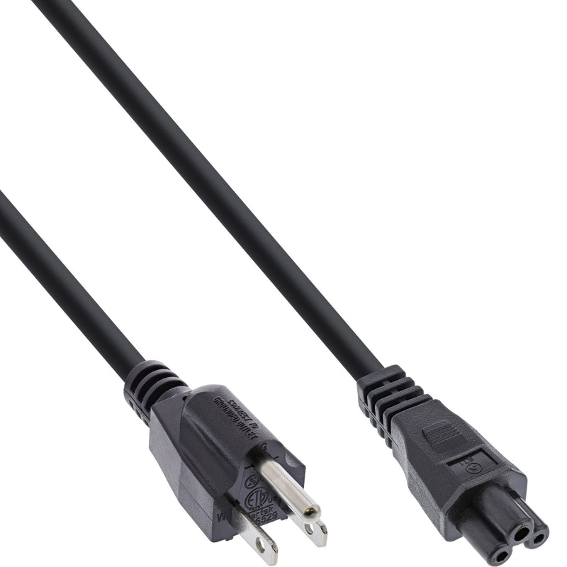 Inline Cable Power Ee. Uu./Canadá Laptop Black 3X18AWG 2M