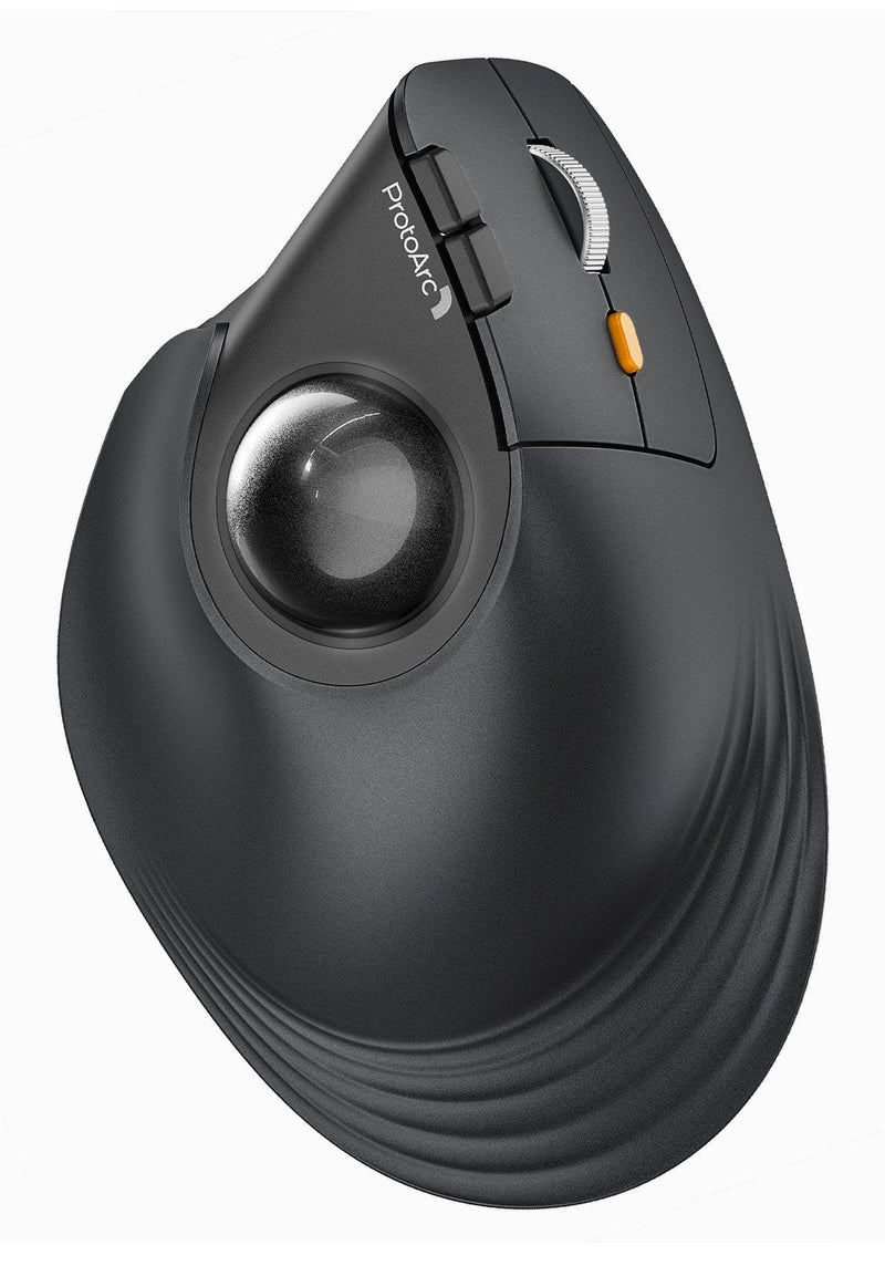 Protoarc Mouse Bluetooth Vertical Trackball Black