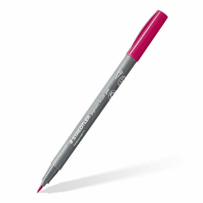 Staedtler Brush Pen Pigment Arts, Colours Surtidos, 4 Markers 371 BK4-2