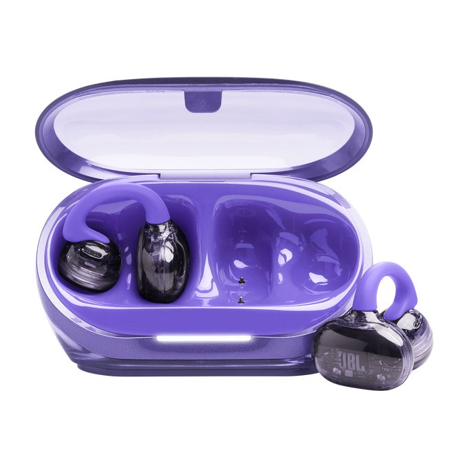 Jbl Soundgear Clips Tws Open-ear-kopfhörer, IP54, Ghost Morado