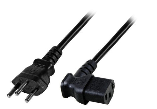 Efb Cable Power Schweiz Type 12 - C13 90°,SW,1.8M,3X0.75MM — image 1