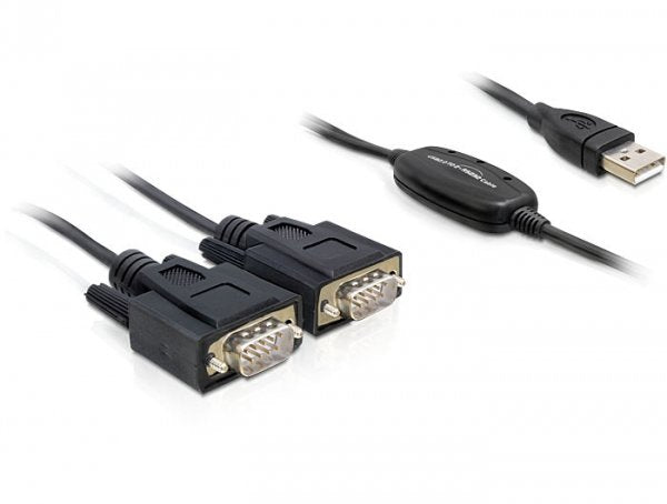 Delock USB Cable a - 2X D-SUB9 M/M 1.40M