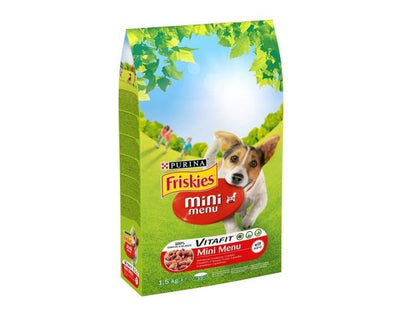 Purina Friskies Mini Menú 1,5KG Adulto Ternera — image 1