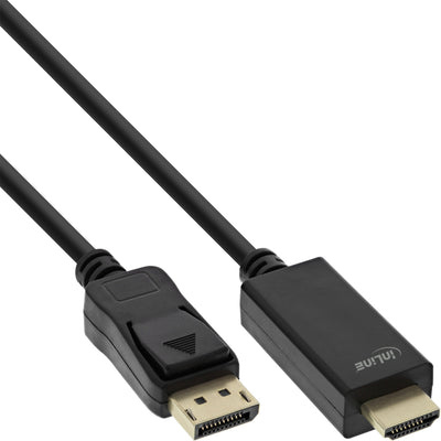 Inline Cable DisplayPort a Hdmi, 4K/60HZ, Black 5M — image 1