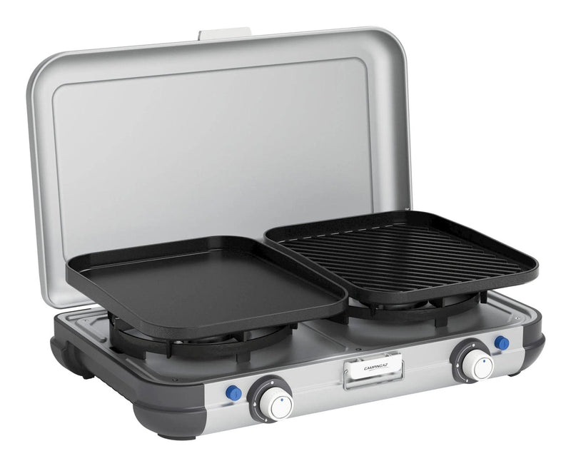 Campingaz Camping Kitchen 2 Grill & Go Caravan, 30 Mbar, Kitchen Gas Grey/Black 2X 2KW, Model 2025 2213311