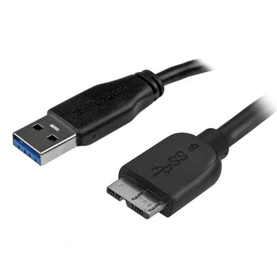 StarTech Cable 0,5M USB 3.0 Slim - a Male a Mi — image 1