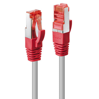Lindy Network Cable CAT.6 Crossover S FTP Grey Red 0.50M — image 1