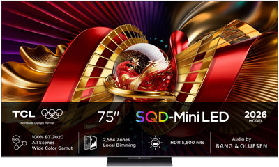 Tcl 75C8L Black TV Smart TV 75 4K UHD Sqd-mini LED — image 1
