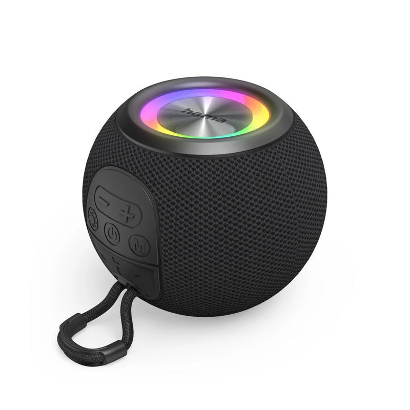 Hama Speaker Ball Shape Mono Black