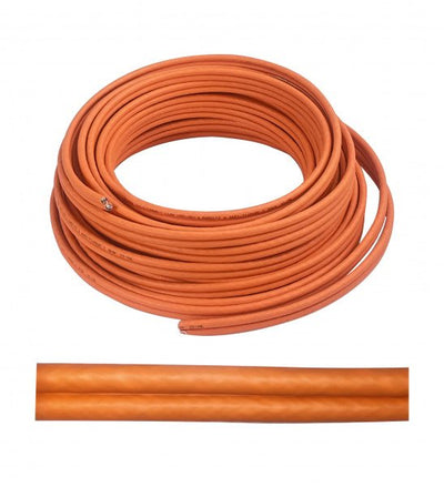 Helos Network Cable Duplex, CAT.7, S/FTP, Pimf, Lszh, Orange 500M Drum — image 1