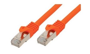 Shiverpeaks RJ45 Network Cable S FTP, CAT.7 Lszh 15M Orange