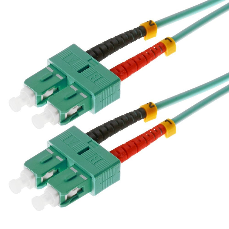 Helos Lwl Network Cable Sc/Sc Duplex 50/125?M OM3 Aqua 7,5M