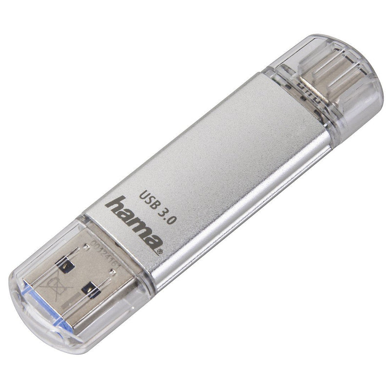 Hama Laeta Memory USB Flash Drive USB 3.0 With Cover - 16GB Capacity - 40MB/S Transferencia - Funcion Otg - US