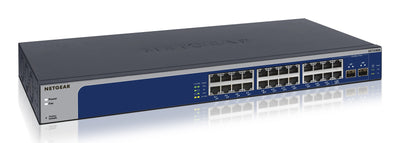 NETGEAR XS724EM Gestionado L2 10G Ethernet (100/1000/10000) 1U Blue Grey — image 1