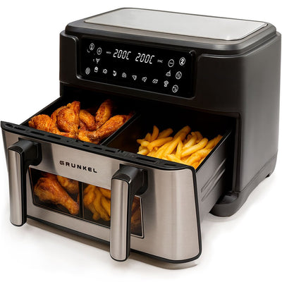 Grunkel Fryer Air Airfryer Without Oil Dualflexifryer 2800W Capacity 10L — image 1