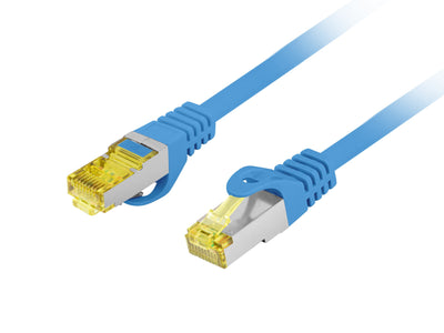 Lanberg Cable Network CAT.6A S FTP Lszh Cu 3M Blue Fluke Passed — image 1