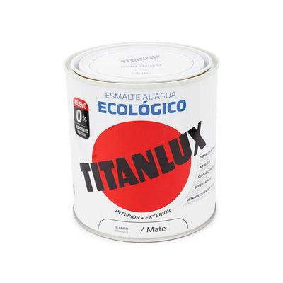 Esmalte Ecológico Water Matte White 250ML Titanlux 02T056614 — image 1