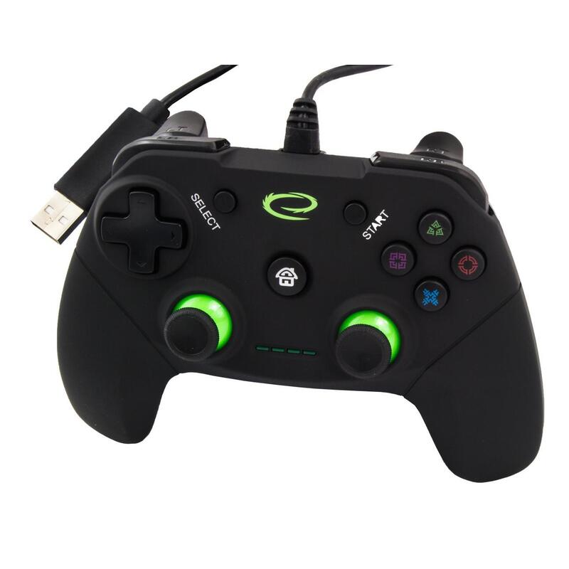 Esperanza EGG110K Vanquisher - Vibration Gamepad For PC/PS3/USB