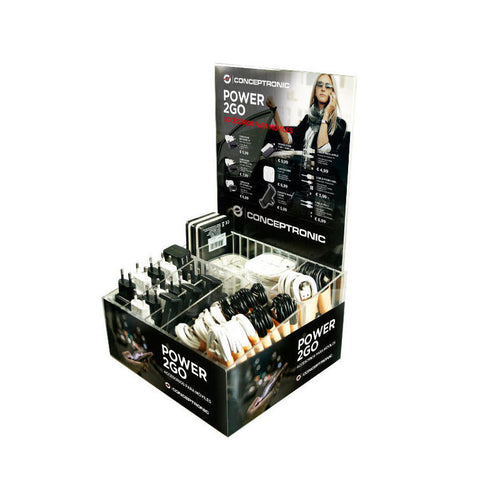 Conceptronic Expositor Acrilico POWER2GO With 70 Articulos — image 1