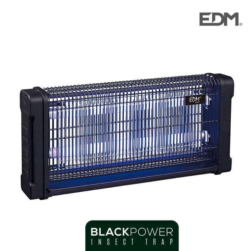 EDM Exterminador Insectos Professional Electronic 2X15W 54,2X10X26,5CM 340° Colour Black