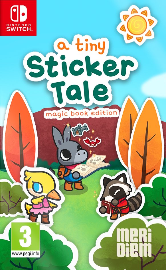 Set a Tiny Sticker Tale-magic Book Edt. Switch