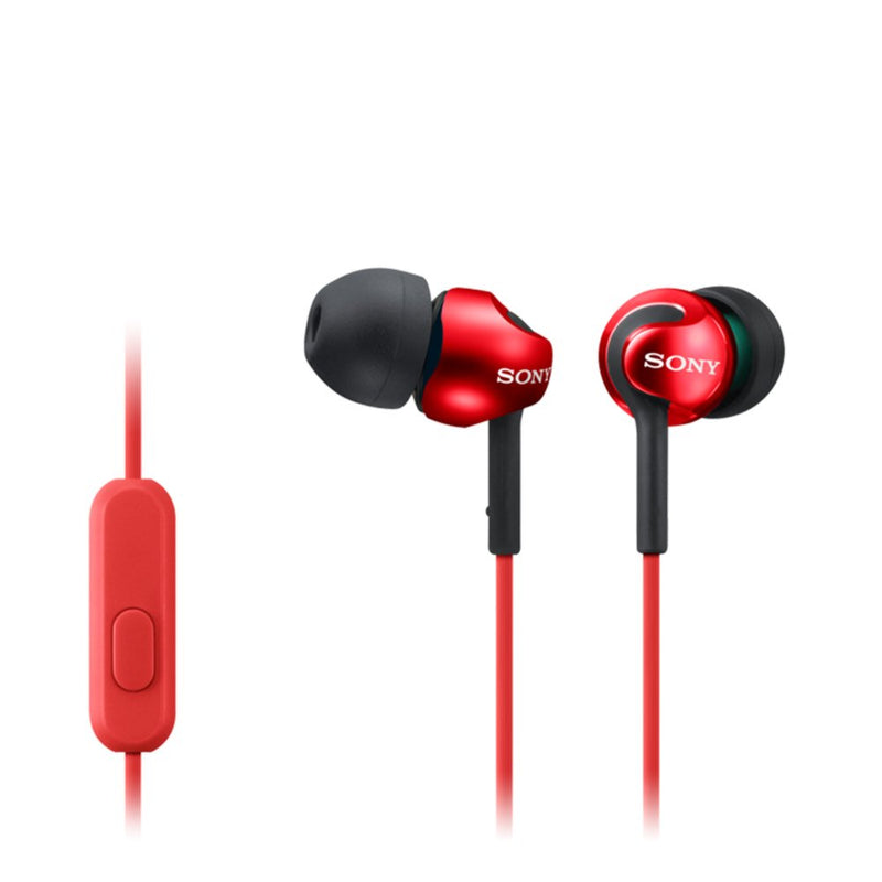 Sony MDR-EX110AP Rojos Headphones Button Diseã' Or And High Quality