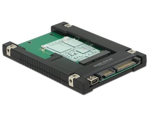 Delock 62853 Convertidor 2.5? SATA 22 Contactos / USB 2.0 Type Mini-b 1 X Slot Msata / Mini PCIE — image 1