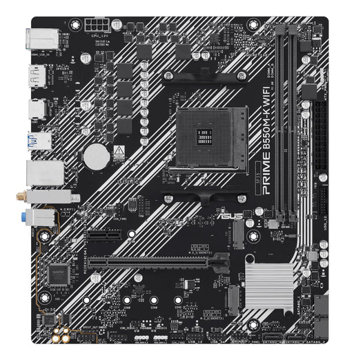 ASUS Motherboard Prime B550M-K Wi-Fi AMD, AM4,DDR4,MAT — image 1