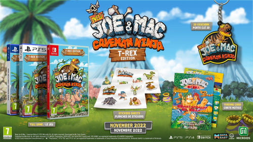 New Joe And Mac - Caveman Ninja T-rex Edition — image 1