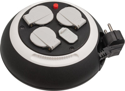 Brennenstuhl Comfort-line Mini Drum Cable Cl-s 3 Veces Black/White 3 Metres 2x USB-A 1109220600 — image 1