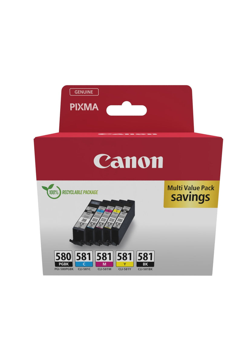 Canon Multipack Pgi 580 Pgbk + Cli 581 Cymbk