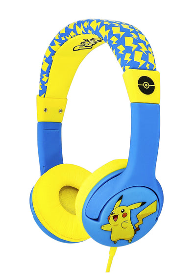 Headphones Infantiles Otl Pokemon Pikachu/ Jack 3.5/ Blue Yellow — image 1