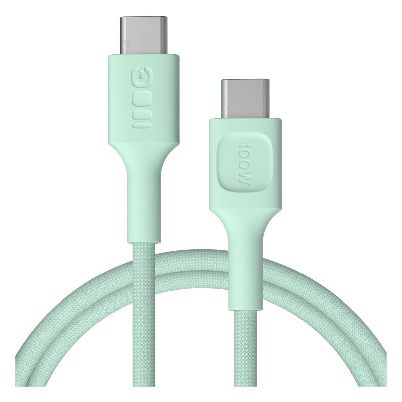 Green Cell Cable Powerstream USB-C (100W, Charging Fast Pd, Menta, 120)
