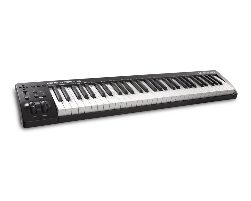 M-audio Keystation 61 MK3 Keyboard Midi 61 Keys USB Black White