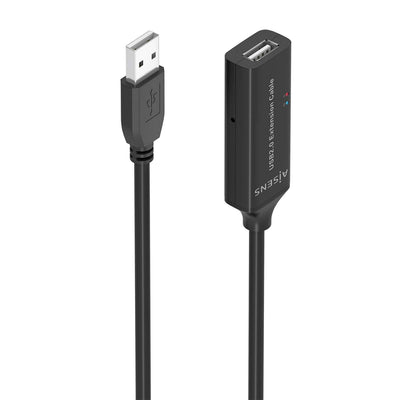 Aisens USB Cable 2.0 Prolongador With Amplifier Type a/m-a/H, Black 15M — image 1