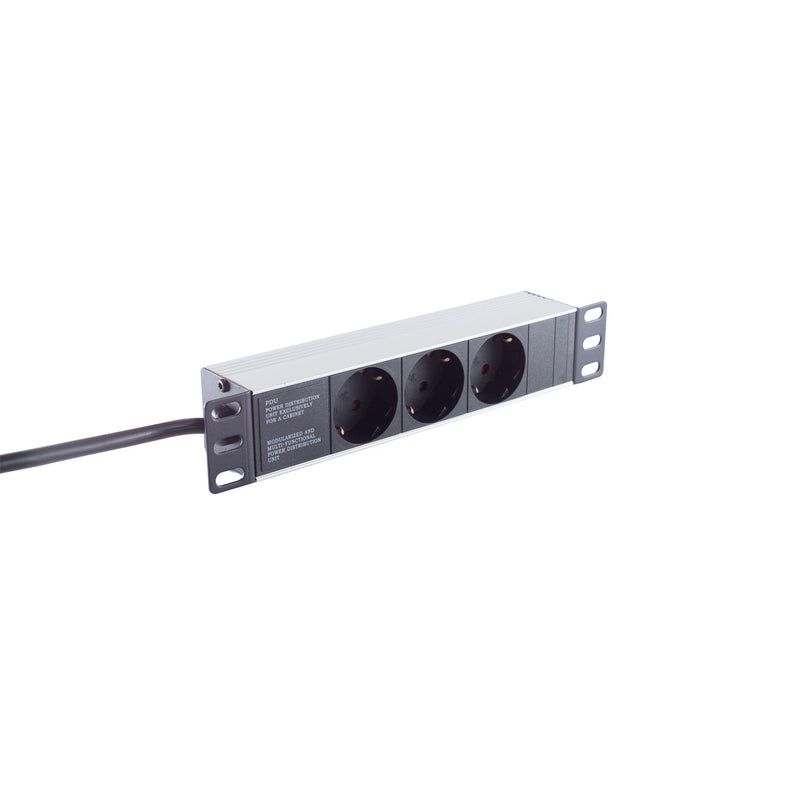 S-impuls Power Strip Plugs 10 3-VÍAS 1HE Black