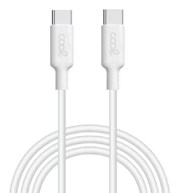 Cool USB Cable Type-c a Type-c (1 Tape Measure 3 Amp White