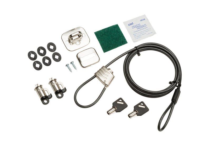 HP 3XJ17AA Cable Antirrobo Black