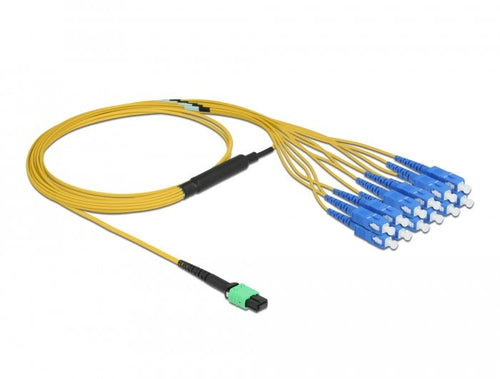 Delock Lwl Cable Mpo Connector Female a 12 X Sc Simplex Connector Male Singlemode, 9 125 ?m, 2M — image 1