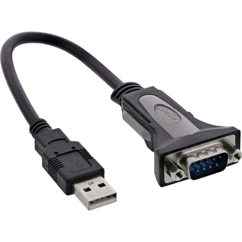 Inline Adapter USB 2.0A Serie USB Type a Male a DB9 Male 0,25M