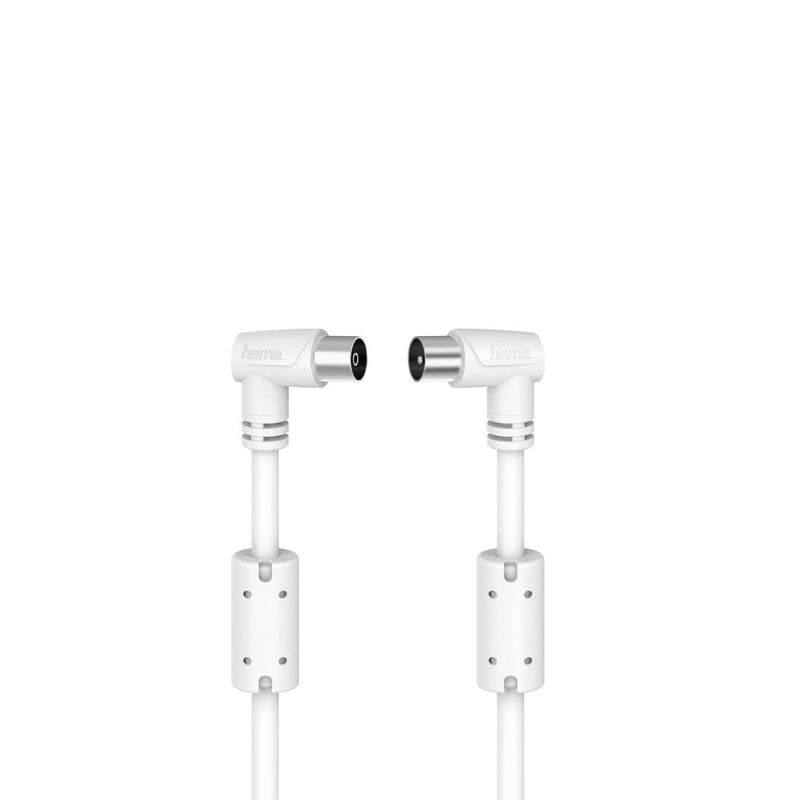 Hama Essential Cable Coaxial Antenna Male/Female - Length 1.5M - Triple Blindaje - Apantallamiento 90DB -