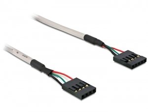 Delock USB Cable Pinheader 4PIN/5PIN Hembra-hembra — image 1