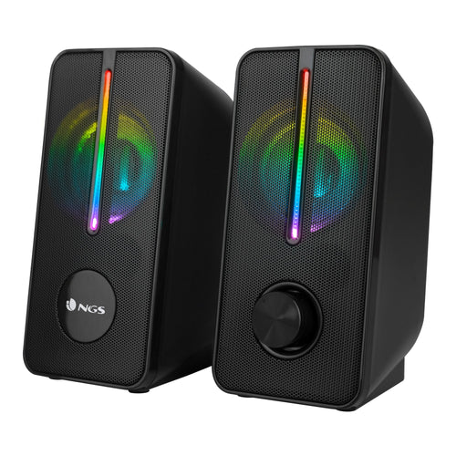 Ngs Speakers Gaming With Iluminación LED Rgb, 12W And Connection USB — image 1