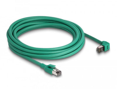 Delock RJ45 Network Cable Profinet Sf UTP 90° Angulado 5M Green — image 1